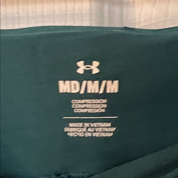 Under Armour Teal and Yellow Leggings - Picture 3 of 4